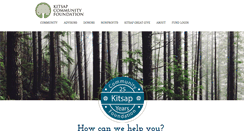 Desktop Screenshot of kitsapfoundation.org